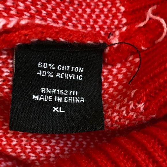 33 DEGREES Charming Red Heart Women's Cardigan - Picture 10 of 10